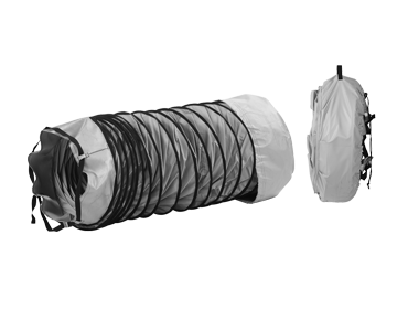 Комплект: рукав гибкий из ПВХ (O300 мм, длина 6 м), сумка и фиксирующий ремень для теплогенераторов 02AC562