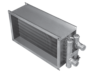 Водяной нагреватель Shuft для прямоугольного канала WHR 1000x500-3