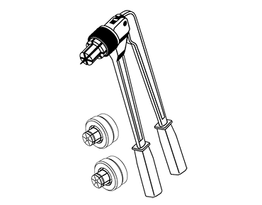 Расширительная насадка для труб диаметром 40-63 для электрогидравлического инструмента